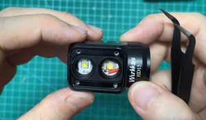 2 chip LED của đèn pin Wurkkos HD15