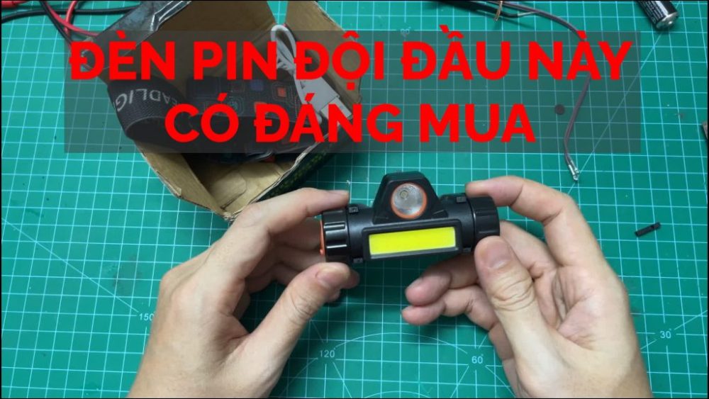 đèn pin đội đầu
