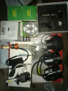 Các loại đèn LED cho xe máy xe ô tô 