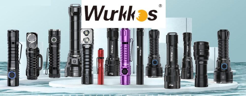 Các loại đèn pin của thương hiệu Wurkkos