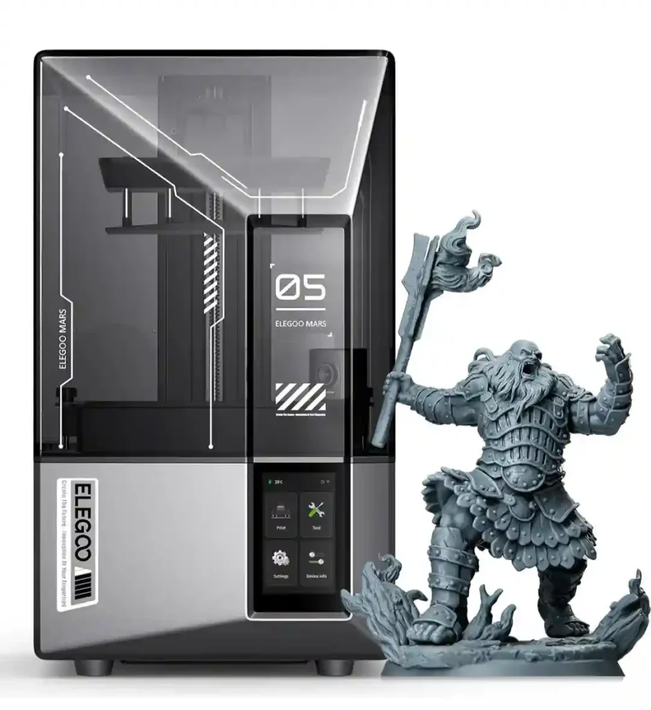 Các loại máy In 3D phổ thông Máy In 3D Resin Elegoo Mars 5