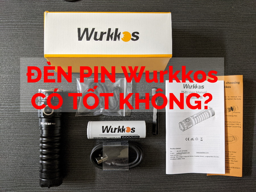 Thương hiệu đèn pin wurkkos