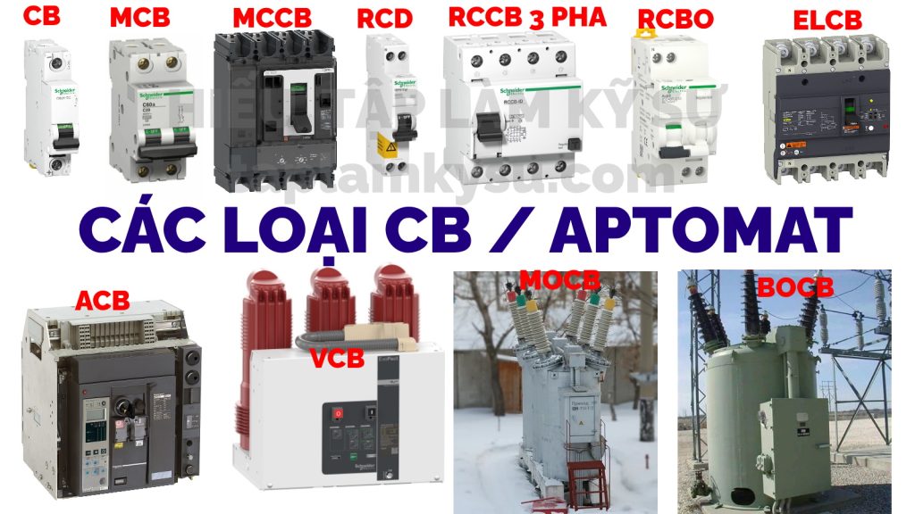 Các loại CB - Aptomat phổ biến