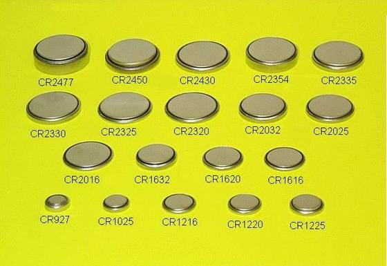 Các loại pin cúc áo