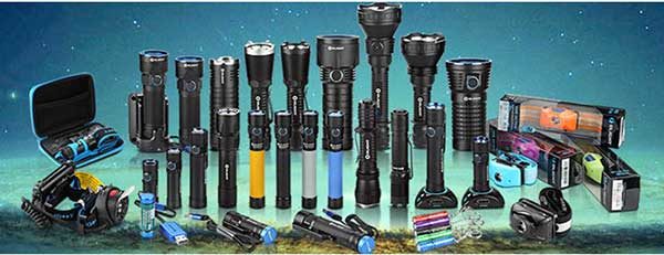 Đa dạng các loại đèn của Olight