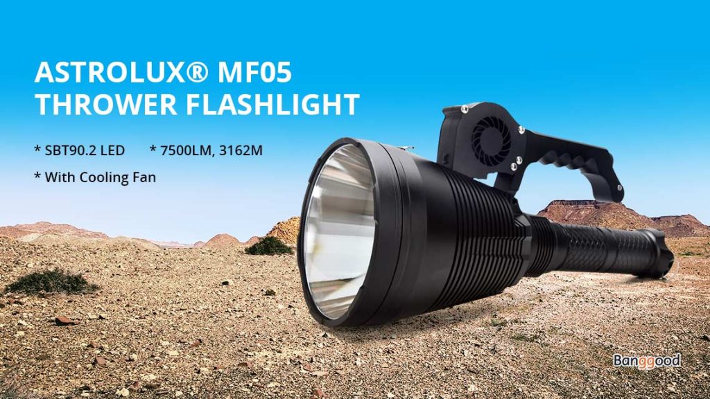 Đèn pin sáng nhất thế giới của Astrolux MF05