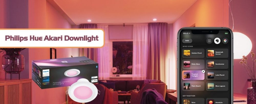 Philips Hue Akari Downlight điều chỉnh được màu và CCT