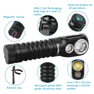 Wurkkos HD20 - top đèn pin siêu sáng chính hãng