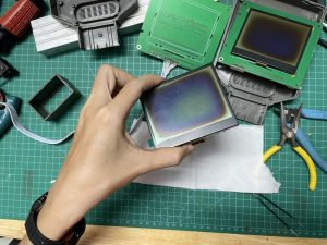 Các sửa LCD bị ố mờ