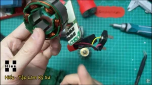 6 MOSFET của mạch công suất điền khiển motor