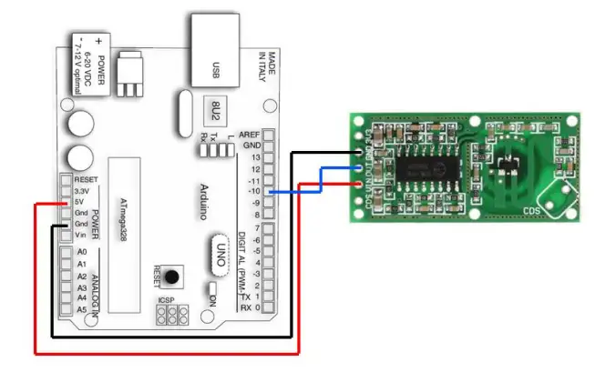Cách kết nối module RCWL-0516 với mạch Arduino