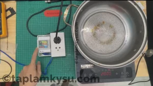 Thử tải với bếp điện từ max 2000w
